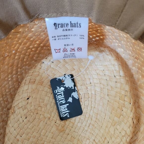Grace Hats Pork Pie Hat  with adjustabe inner band fits all sizes NWT - Picture 3 of 5